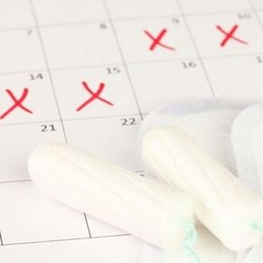 Interruptions du cycle menstruel - un symptôme de VVMT